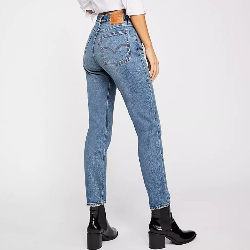 Wedgie Icon Fit High Rise Straight Jeans